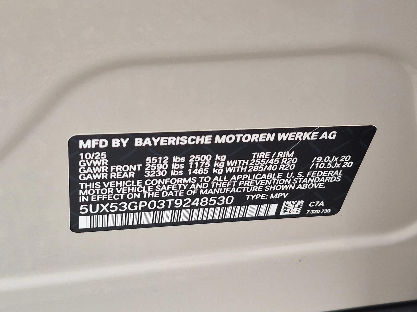 2026 BMW X3 30 xDrive Sports Activity Vehicle