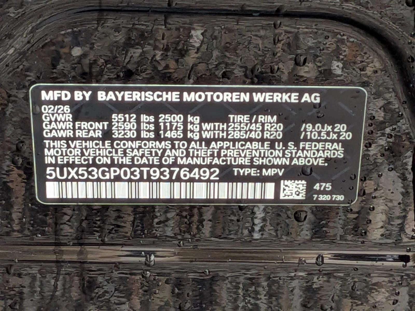 2026 BMW X3 30 xDrive Sports Activity Vehicle