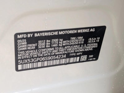 2025 BMW X3 30 xDrive Sports Activity Vehicle