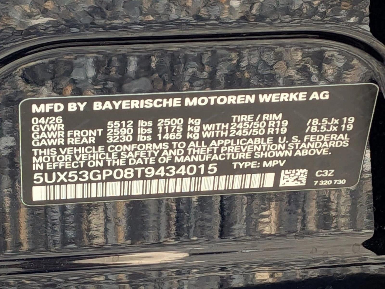2026 BMW X3 30 xDrive Sports Activity Vehicle