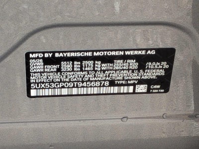 2026 BMW X3 30 xDrive Sports Activity Vehicle