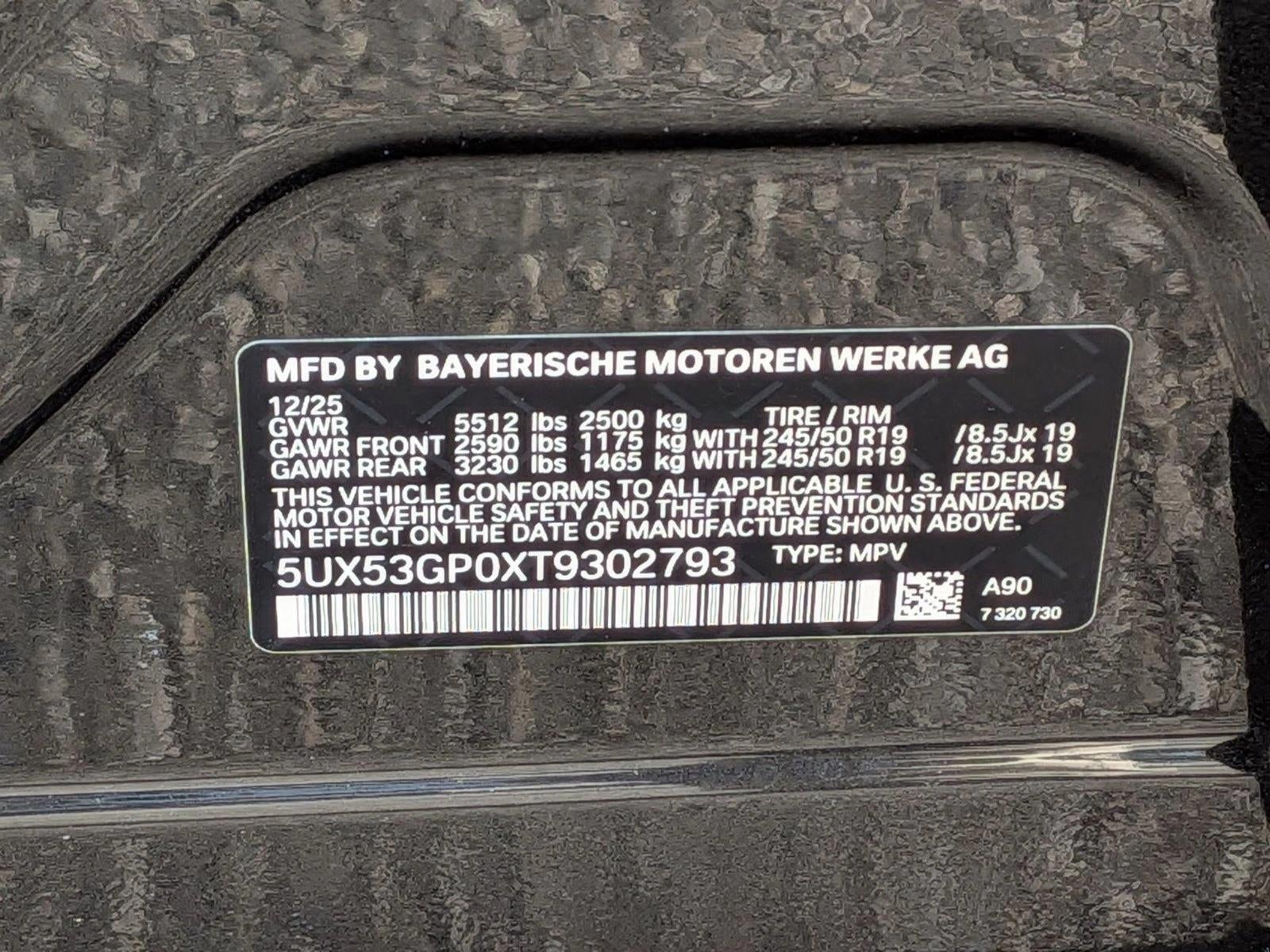 2026 BMW X3 30 xDrive Sports Activity Vehicle