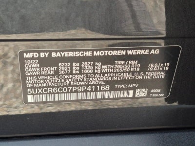 2023 BMW X5 xDrive40i Sports Activity Vehicle