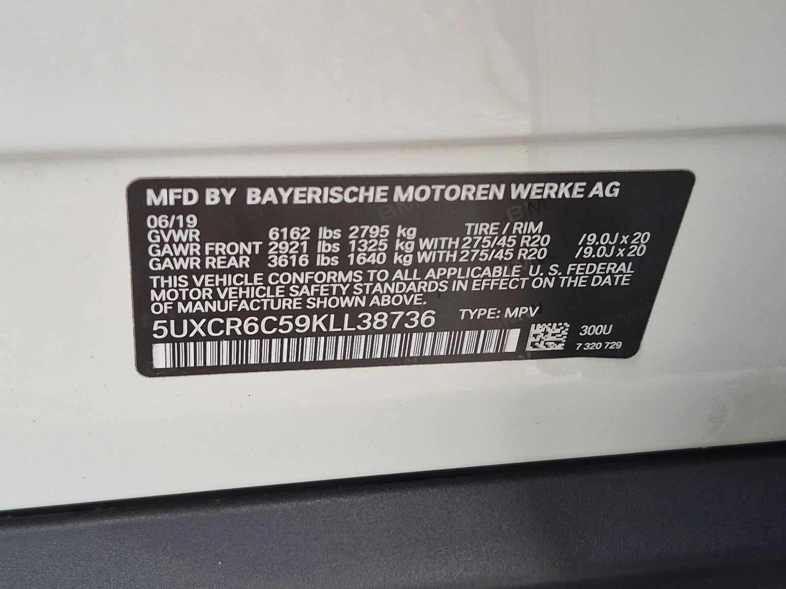 2019 BMW X5 xDrive40i Sports Activity Vehicle