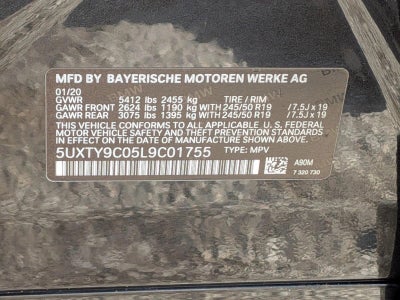 2020 BMW X3 M40i Sports Activity Vehicle