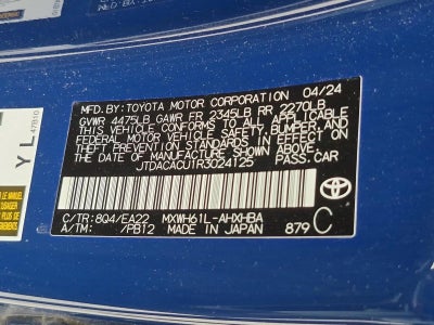 2024 Toyota Prius Prime XSE Premium (Natl)