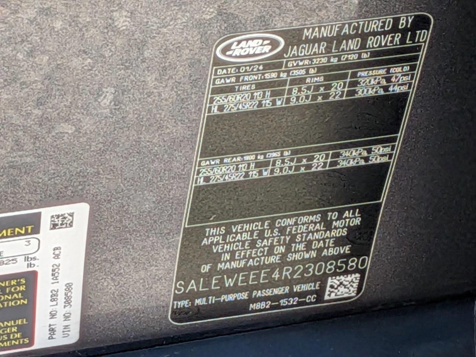 2024 Land Rover Defender 110 P525 Carpathian Edition