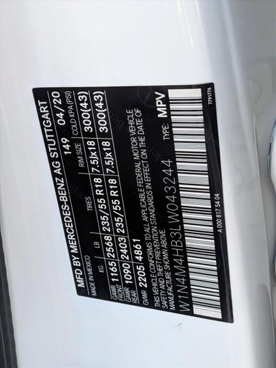 2020 Mercedes-Benz GLB GLB 250 4MATIC® SUV