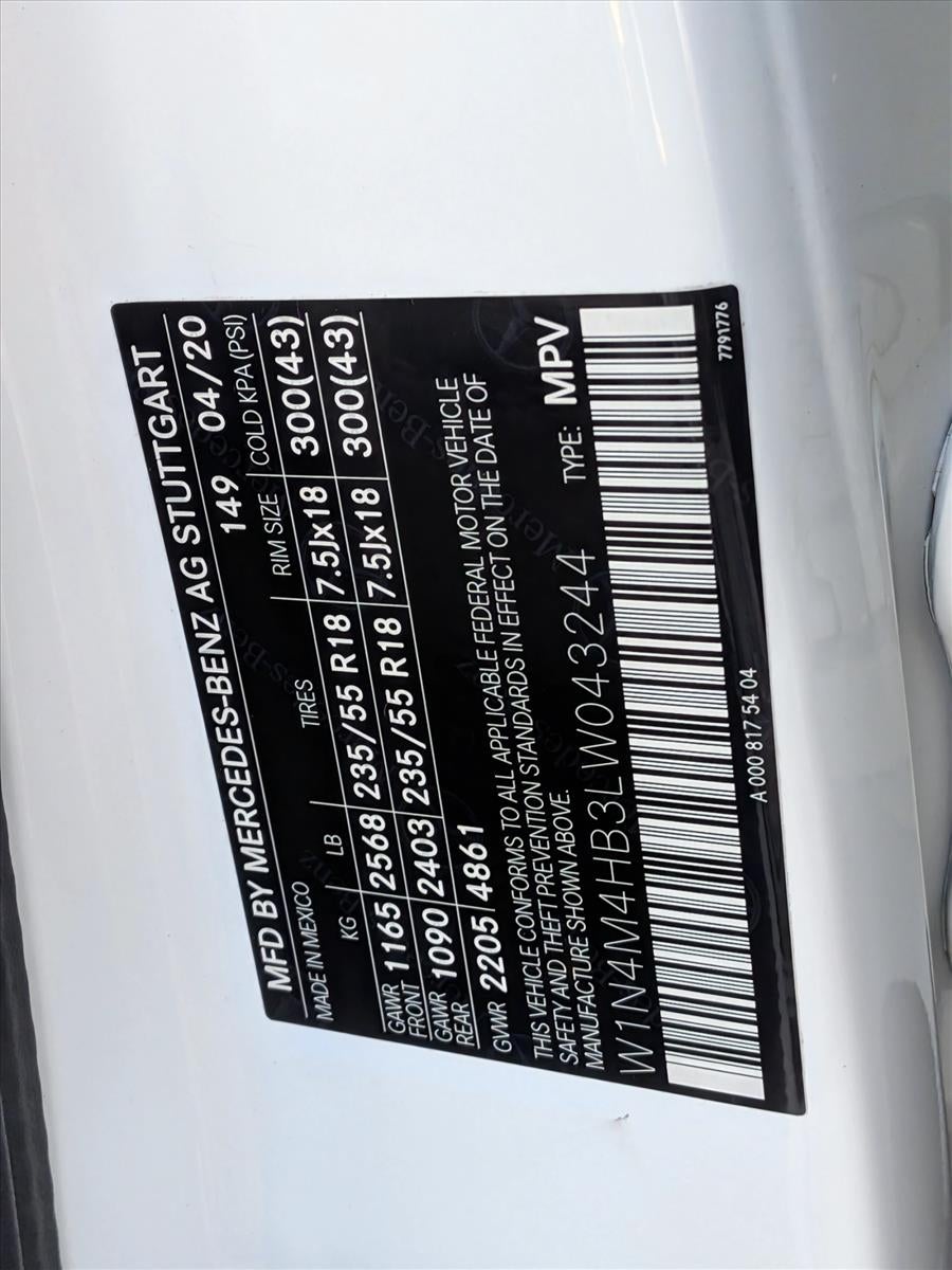 2020 Mercedes-Benz GLB GLB 250 4MATIC® SUV