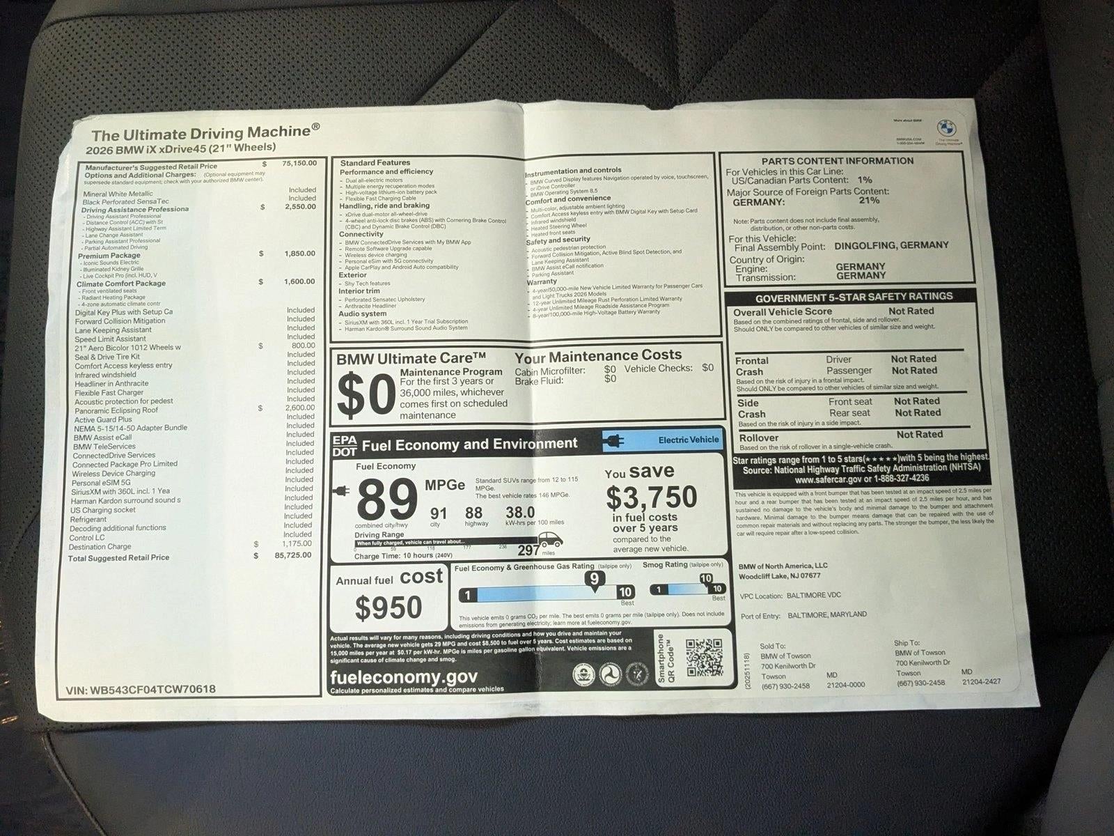 2026 BMW iX Sports Activity Vehicle