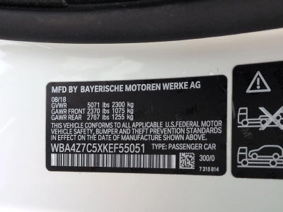 2019 BMW 440i xDrive Convertible