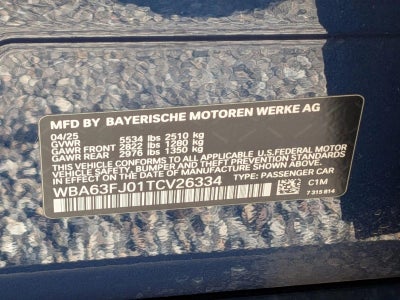 2026 BMW 540i xDrive Sedan