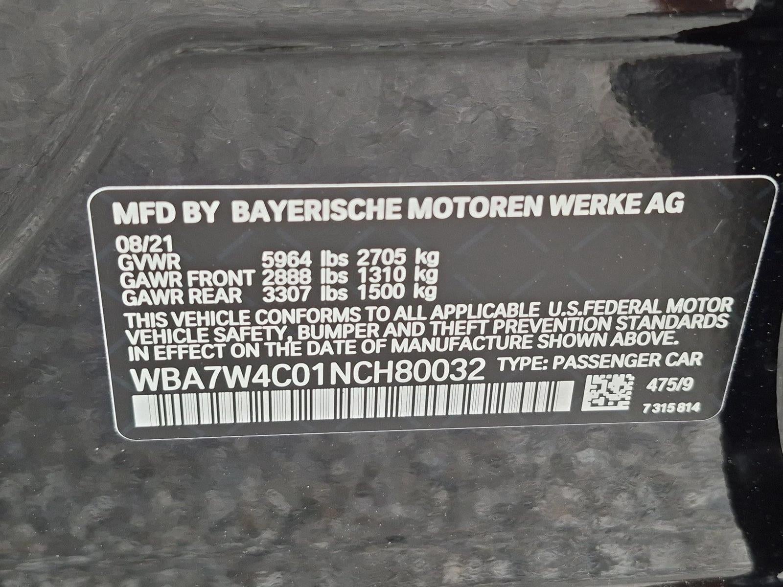 2022 BMW 745e xDrive Plug-In Hybrid