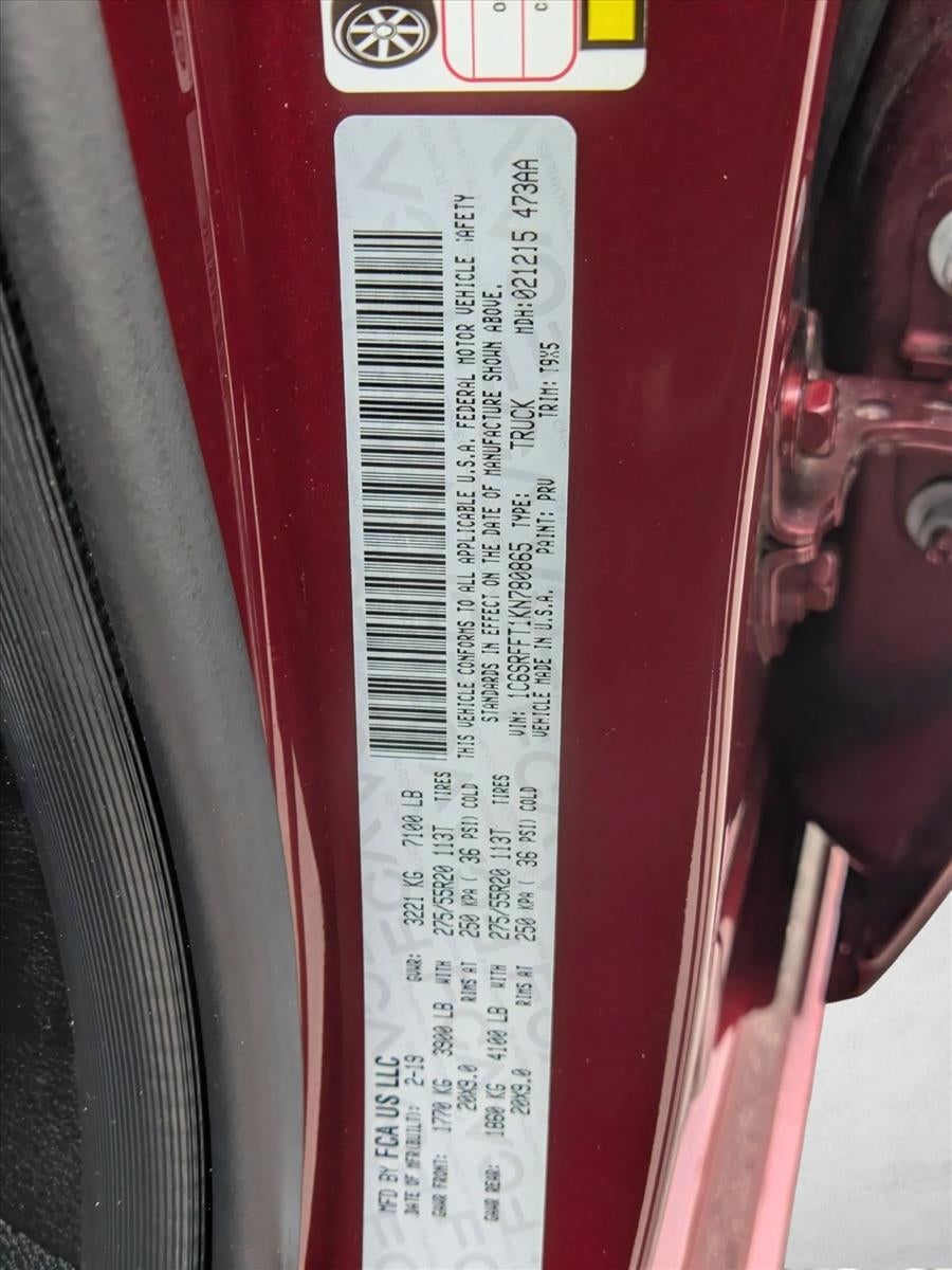 2019 RAM 1500 Big Horn/Lone Star 4x4 Crew Cab 5'7" Box
