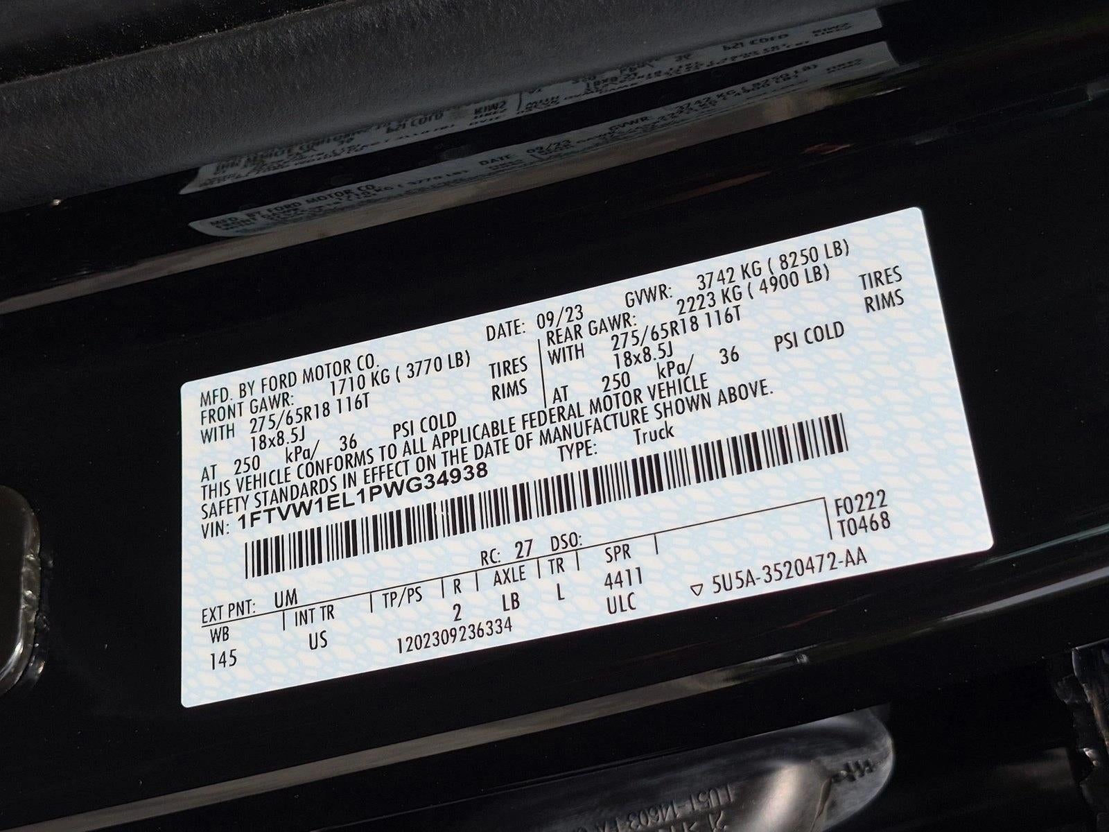 2023 Ford F-150 Lightning XLT 4WD SuperCrew 5.5' Box