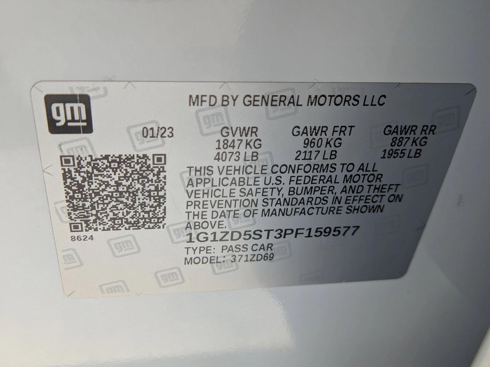 2023 Chevrolet Malibu 4dr Sdn 1LT