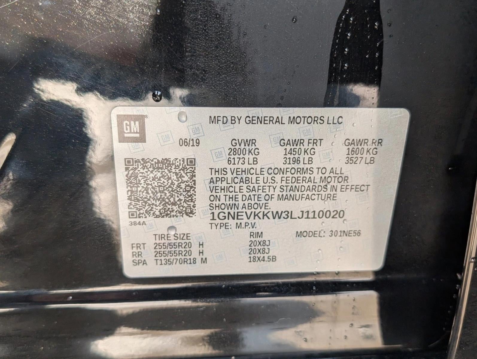 2020 Chevrolet Traverse AWD 1LZ