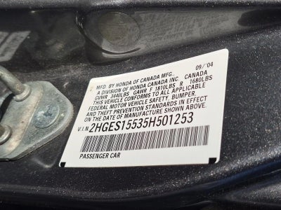 2005 Honda Civic Sedan LX MT
