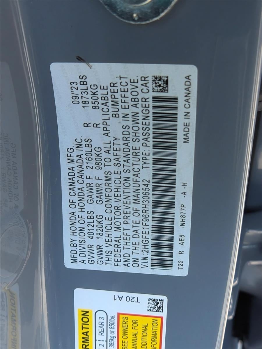 2024 Honda Civic Sedan Touring CVT