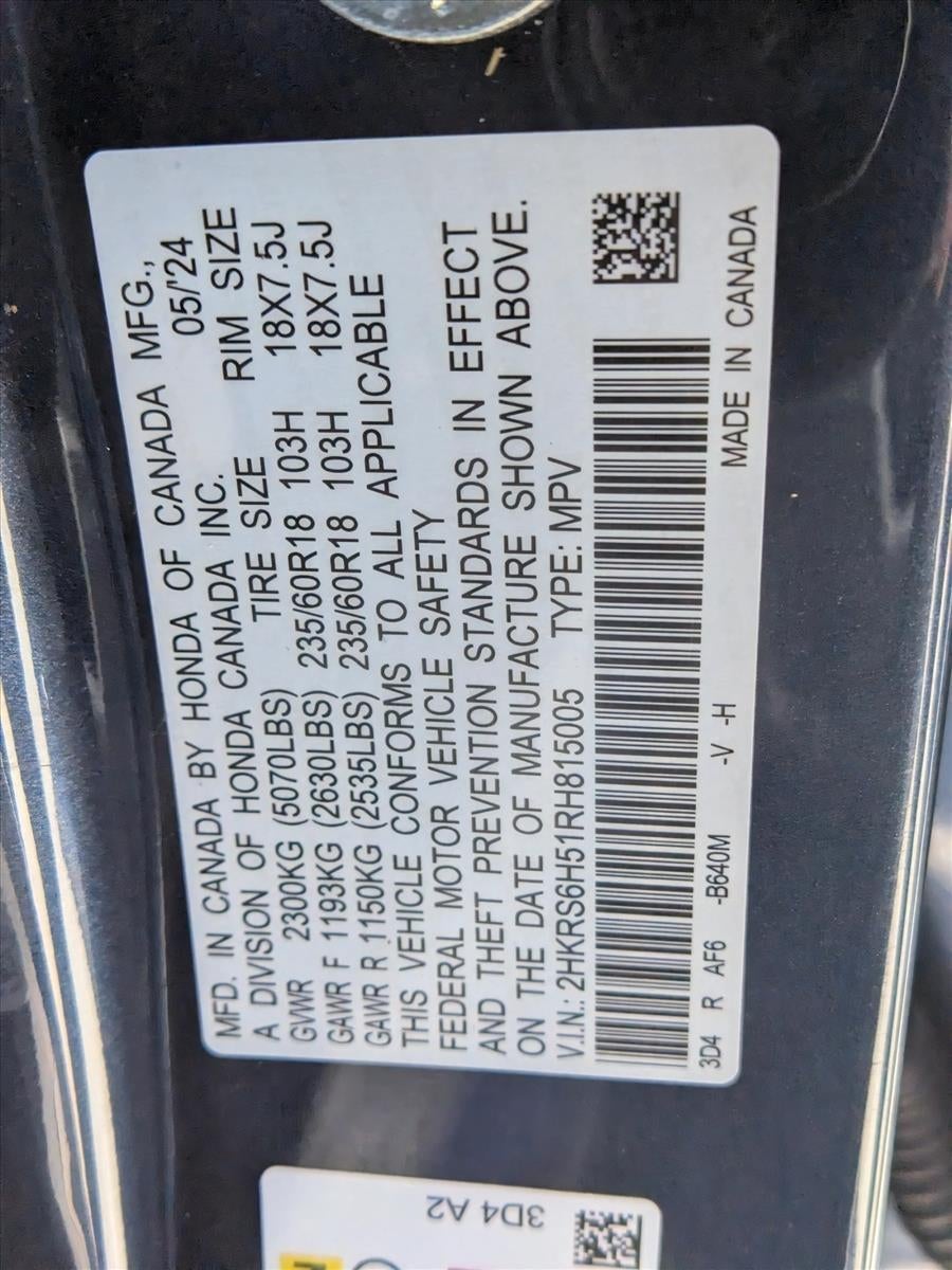 2024 Honda CR-V Hybrid Sport AWD