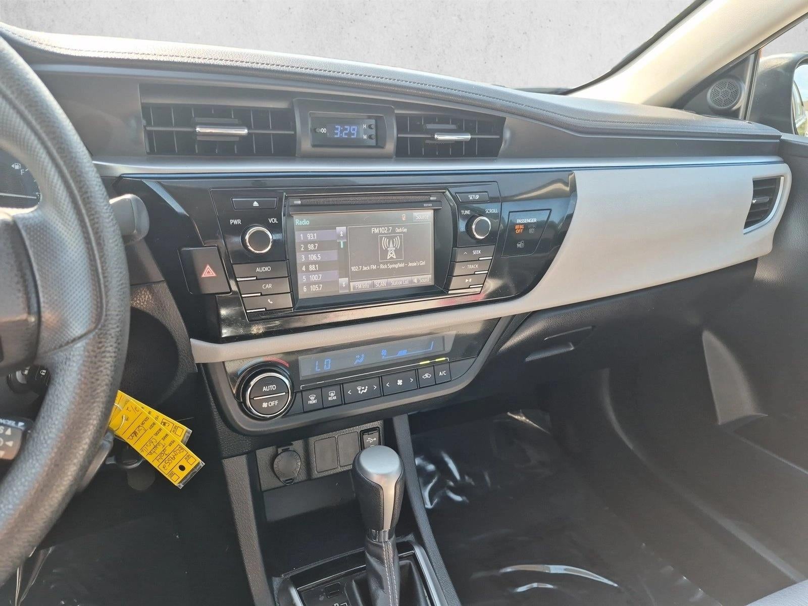 2014 Toyota Corolla 4dr Sdn CVT Auto LE ECO (Natl)