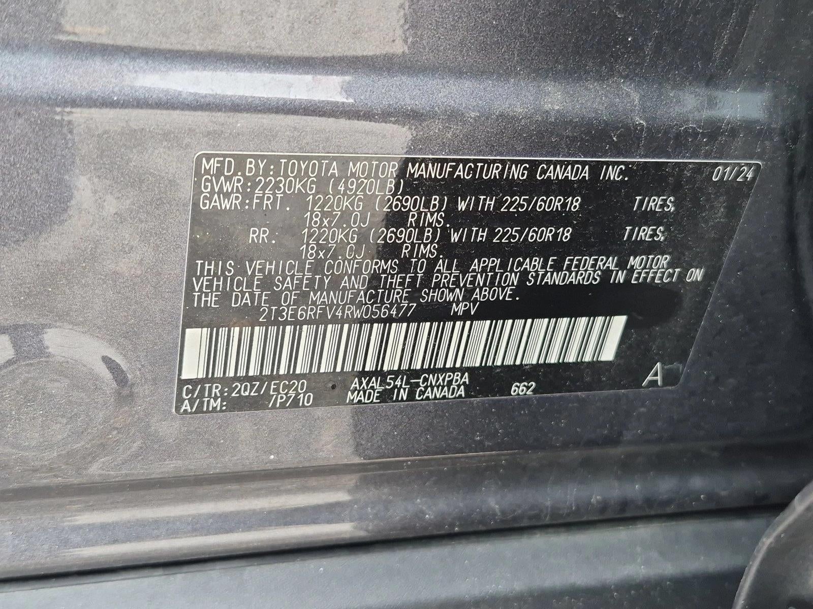 2024 Toyota RAV4 Hybrid XSE AWD (Natl)
