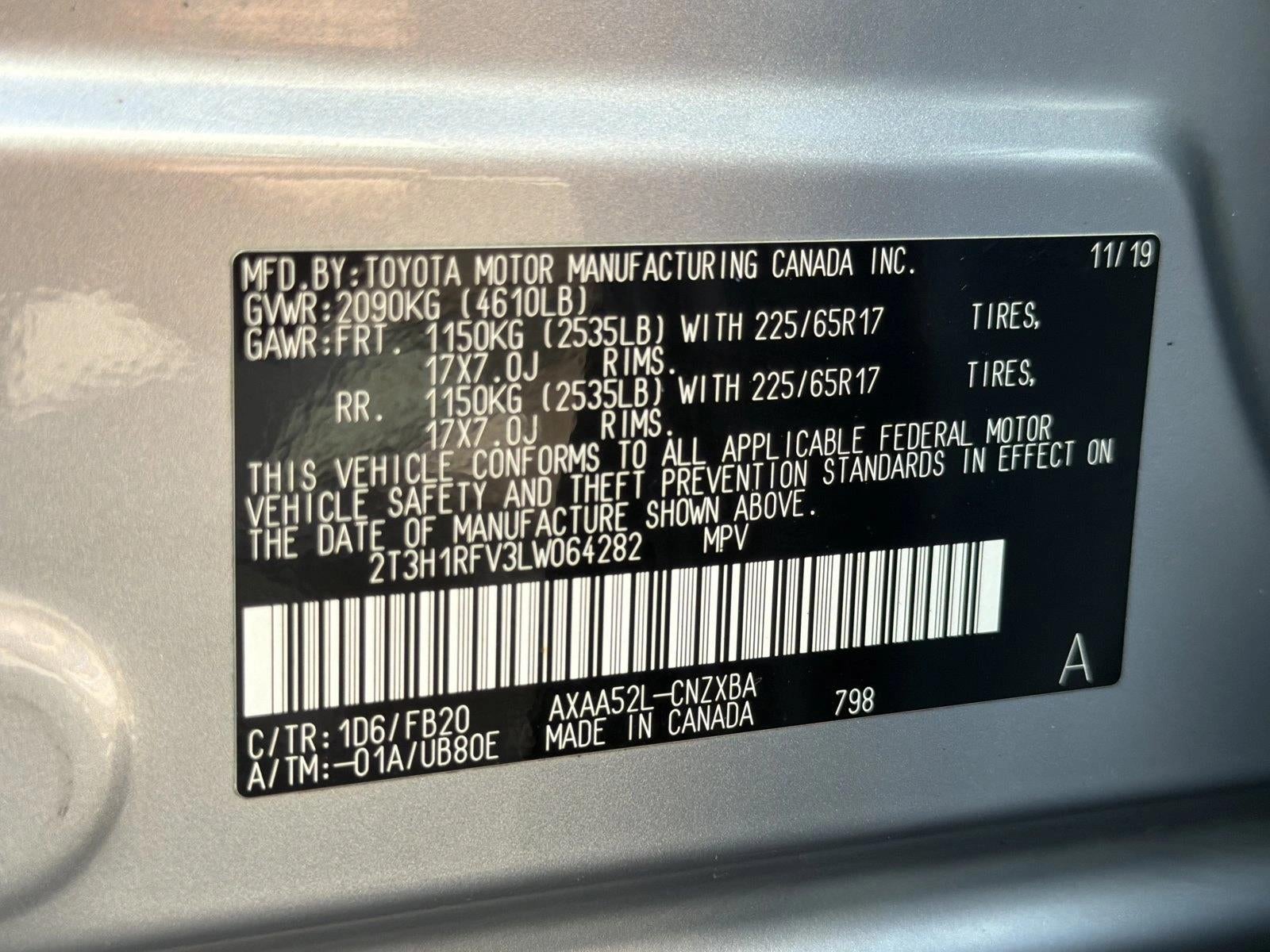 2020 Toyota RAV4 LE FWD (GS)