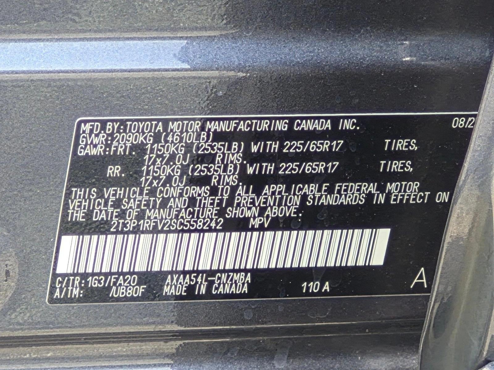 2025 Toyota RAV4 XLE AWD (Natl)