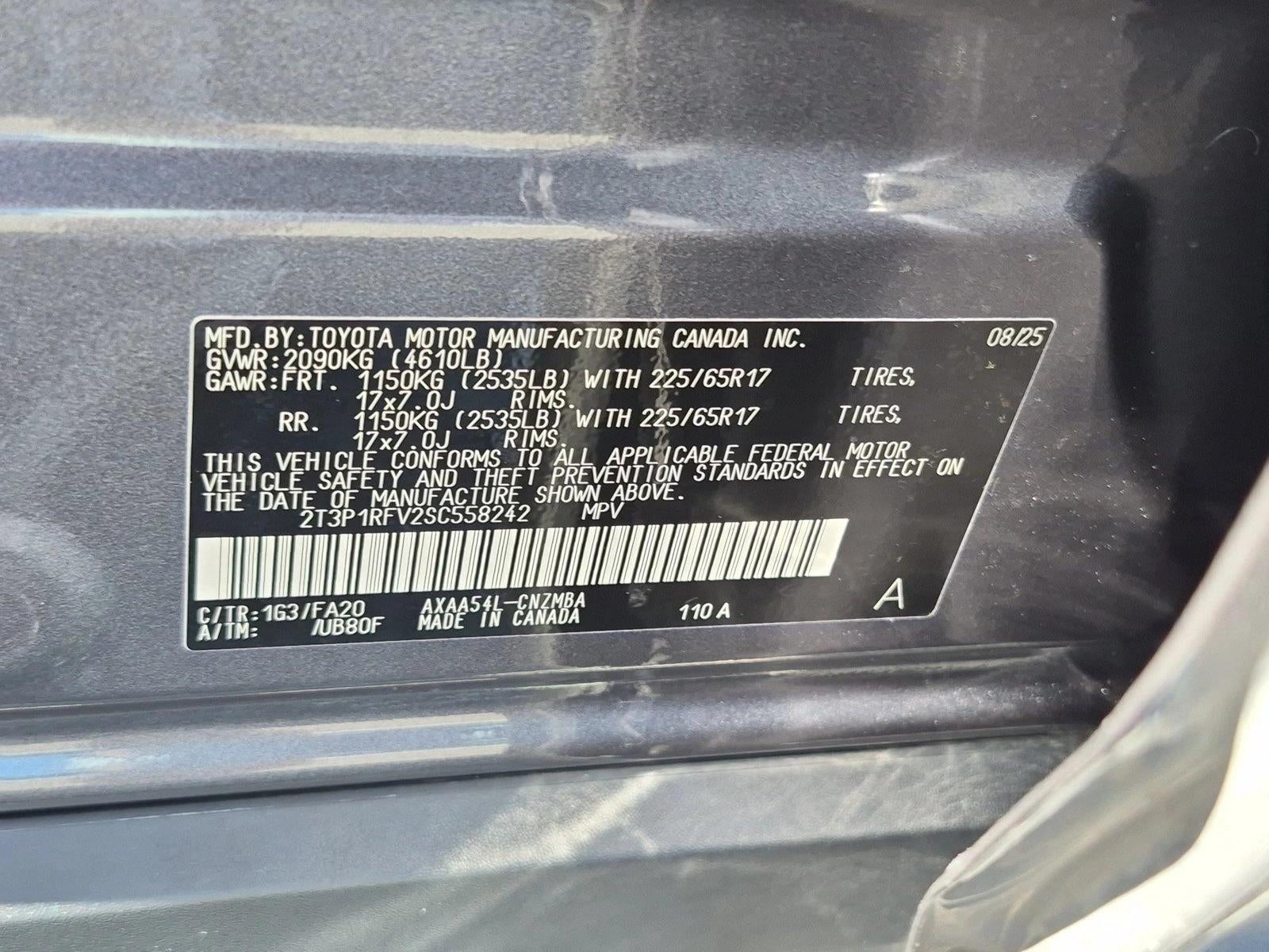 2025 Toyota RAV4 XLE AWD (Natl)