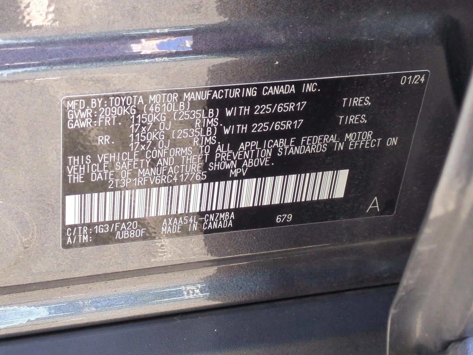 2024 Toyota RAV4 XLE AWD (Natl)