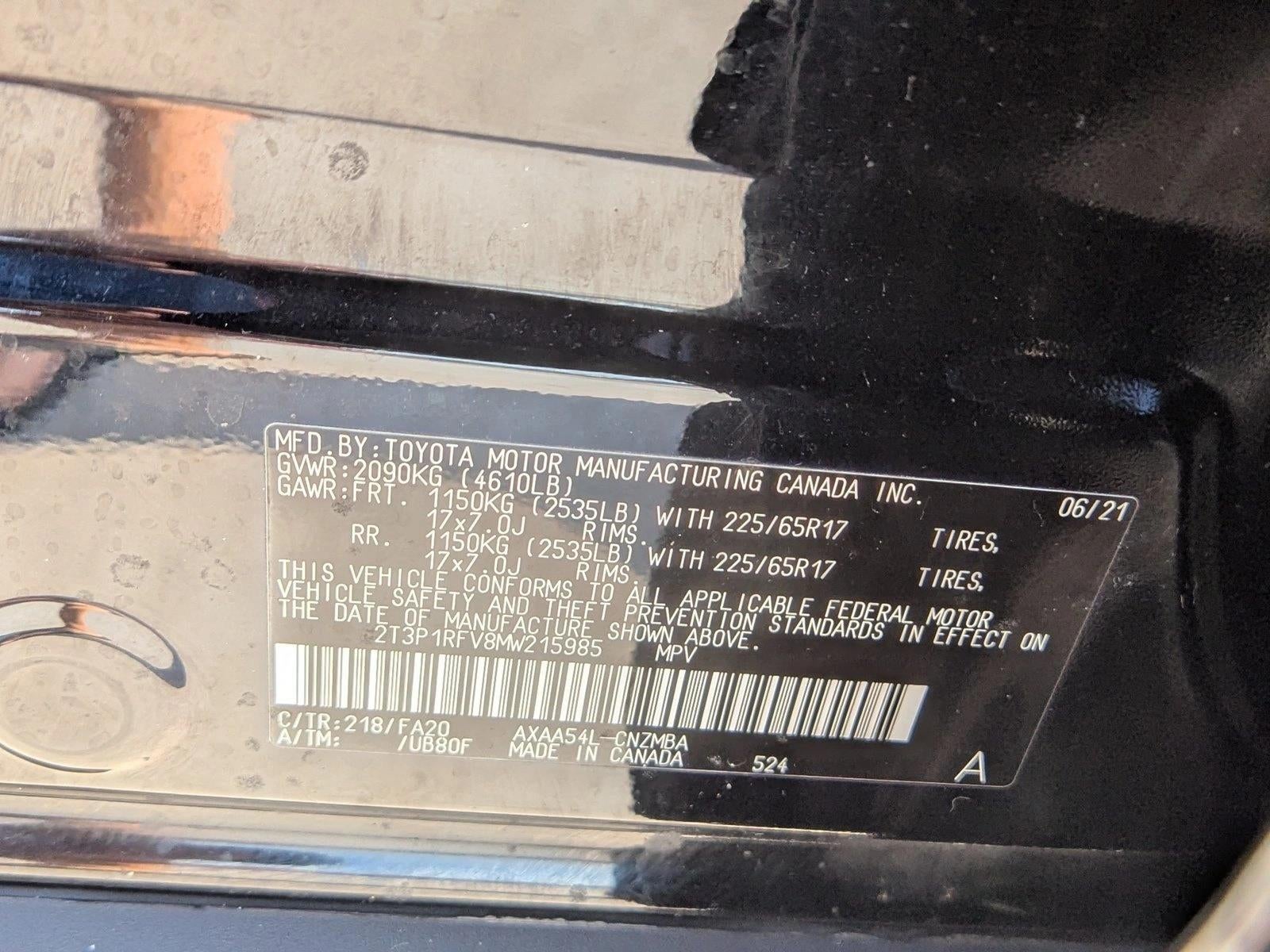 2021 Toyota RAV4 XLE AWD (Natl)