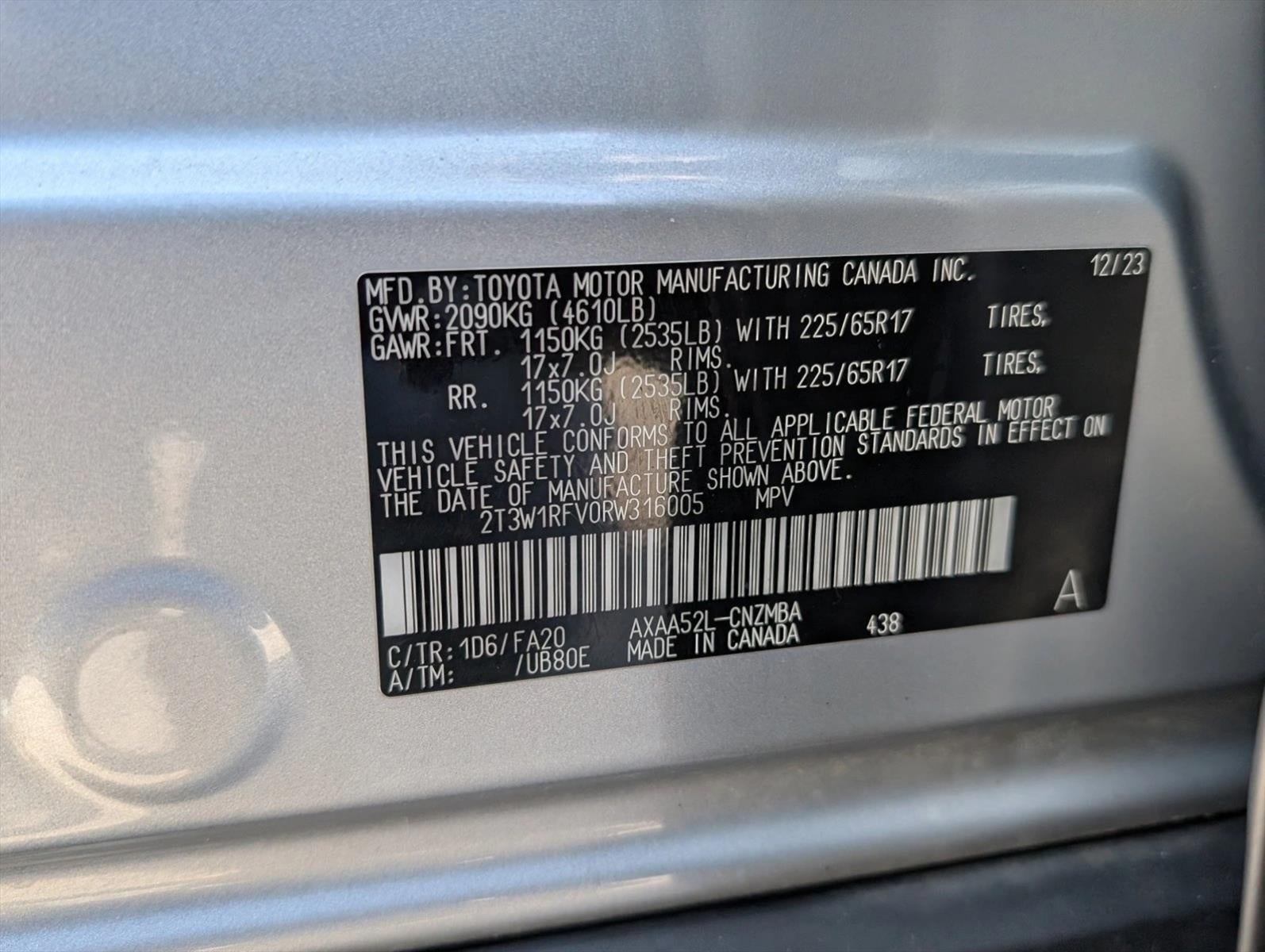 2024 Toyota RAV4 XLE FWD (GS)