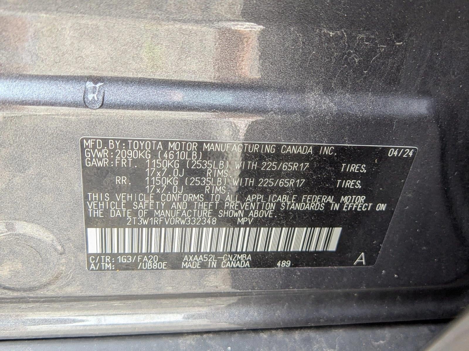 2024 Toyota RAV4 XLE FWD (GS)