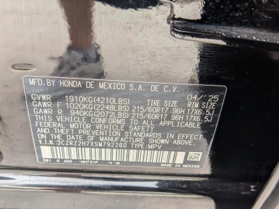 2025 Honda HR-V EX-L AWD CVT