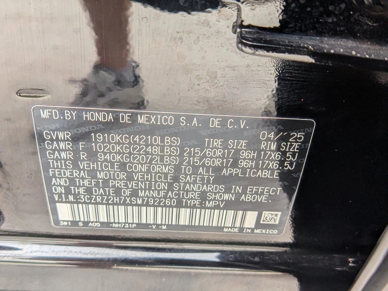 2025 Honda HR-V EX-L AWD CVT
