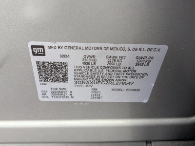 2024 Chevrolet Equinox AWD LT