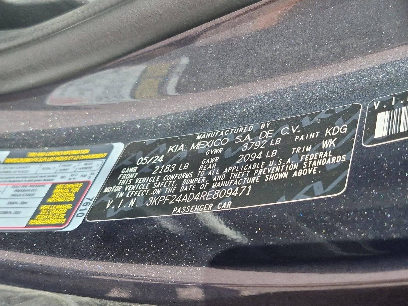 2024 Kia Forte LXS IVT