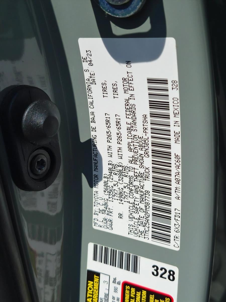 2023 Toyota Tacoma 4WD 4WD TRD Sport Double Cab 5' Bed V6 AT (Natl)