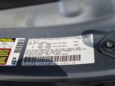 2026 Toyota Tacoma 4WD 4WD SR5 Double Cab 5' Bed AT (Natl)