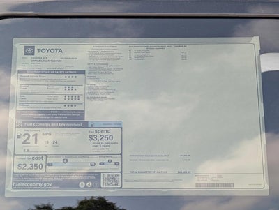 2026 Toyota Tacoma 4WD 4WD SR5 Double Cab 5' Bed AT (Natl)