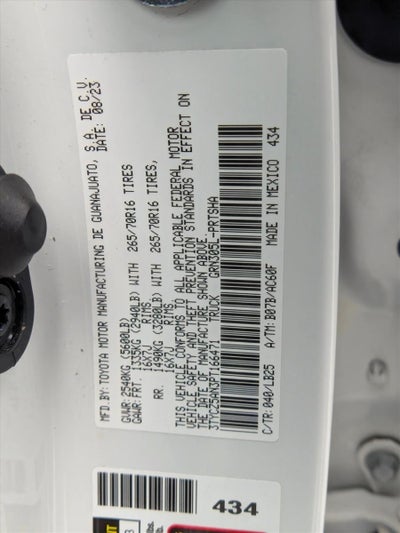 2023 Toyota Tacoma 4WD 4WD TRD Pro Double Cab 5' Bed V6 AT (Natl)