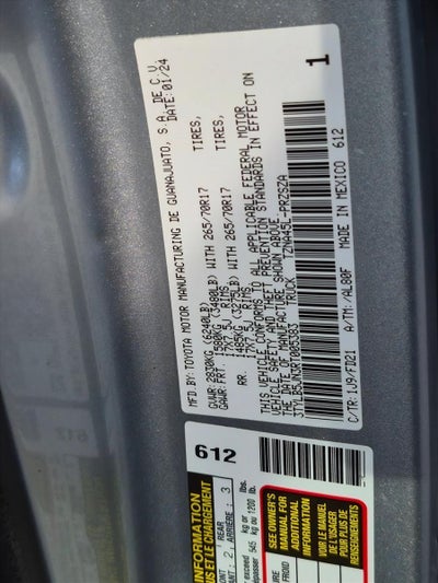 2024 Toyota Tacoma 4WD 4WD TRD Off Road Double Cab 5' Bed AT (Natl)