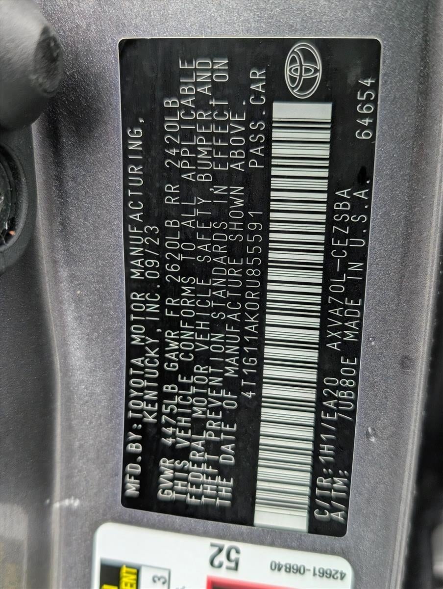 2024 Toyota Camry SE Auto (Natl)