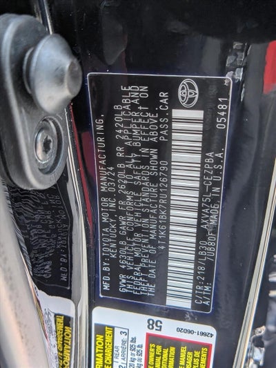 2024 Toyota Camry XSE Auto AWD (Natl)