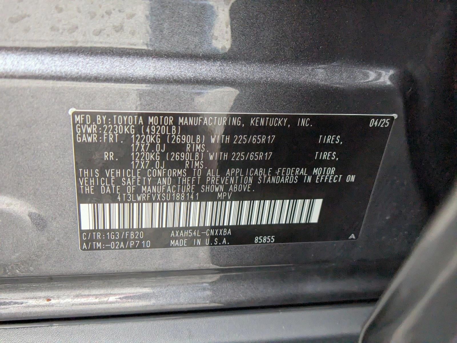 2025 Toyota RAV4 Hybrid LE AWD (Natl)