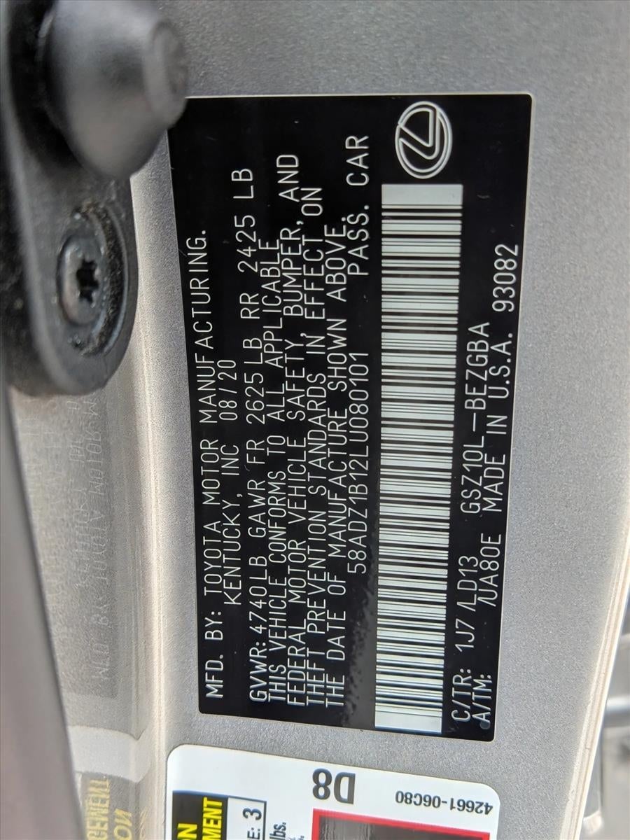 2020 Lexus ES 350 FWD