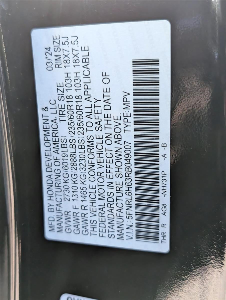 2024 Honda Odyssey EX-L Auto