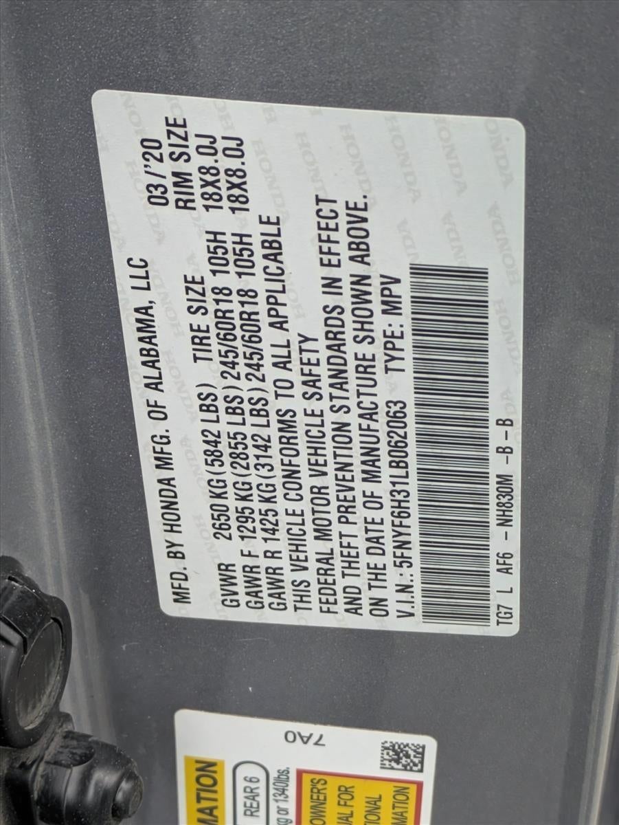 2020 Honda Pilot EX AWD