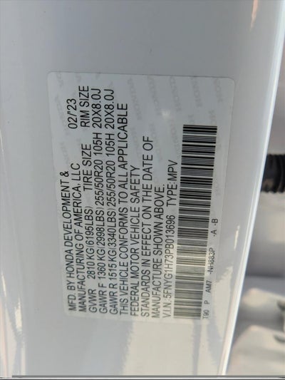 2023 Honda Pilot Touring AWD