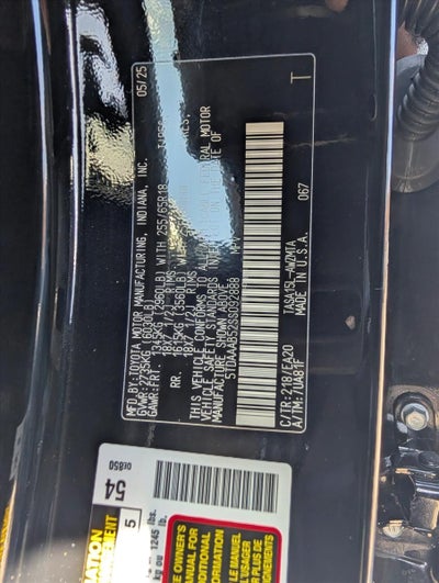 2025 Toyota Grand Highlander XLE AWD (Natl)